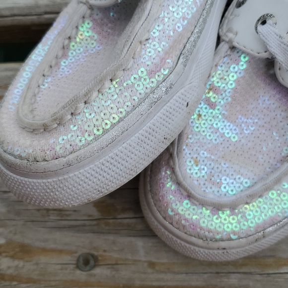 Sperry Top-Sider Bahama White Iridescent-Girls Size 13.5Y - Picture 10 of 10